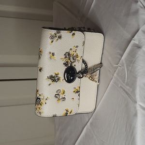 Coach NWT studded Clutch w/chain crossbody strap